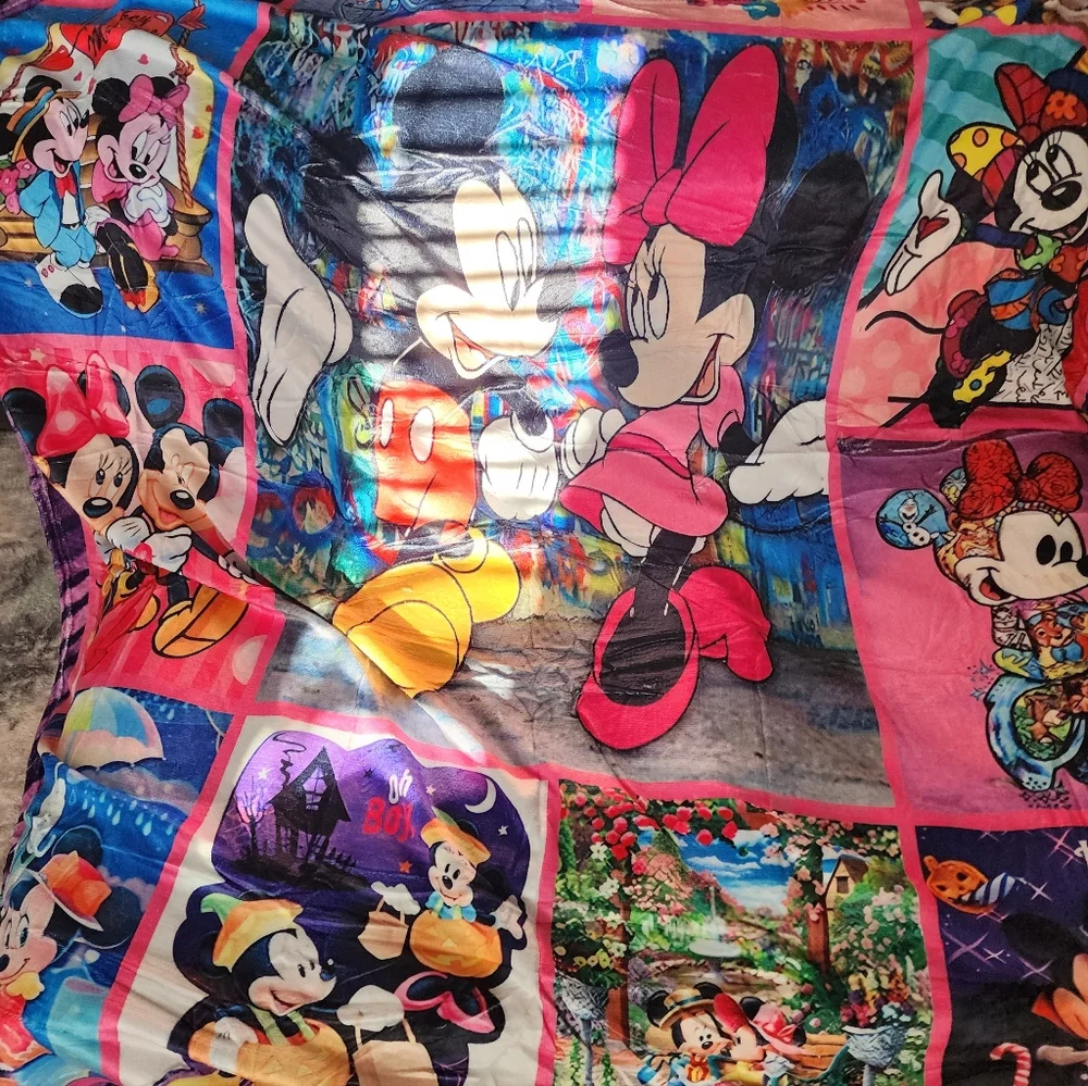 New In Vacumm Sealed Bag , Disney Character Blanket This Is For 1.